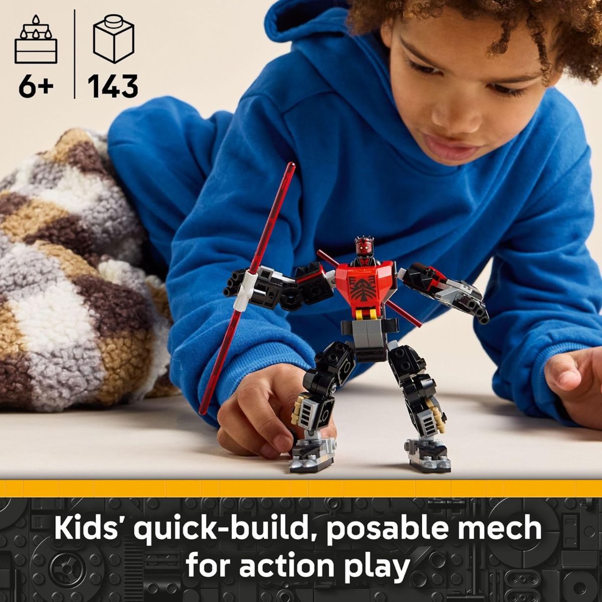 LEGO® Star Wars Darth Maul Mech Building Kit 75411, 143 Pieces