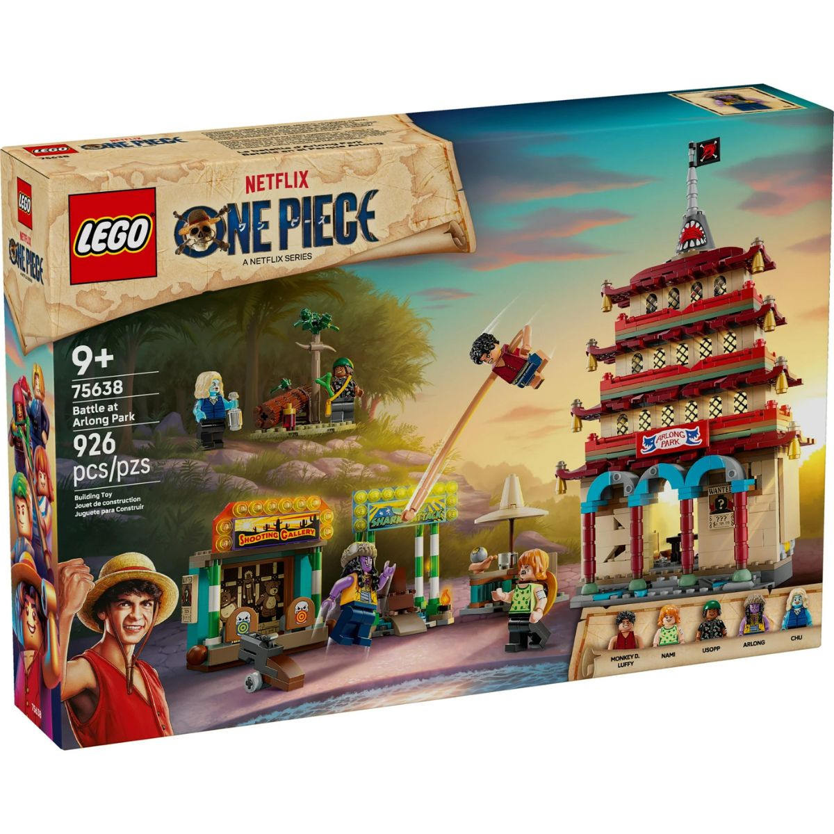 LEGO® ONE PIECE Battle at Arlong Park Building Kit 75638, 926 Pieces