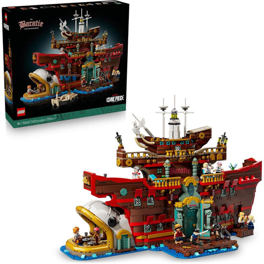 LEGO® ONE PIECE The Baratie Floating Restaurant Building Kit 75640, 3402 Pieces