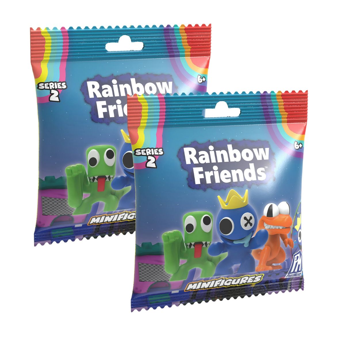 Rainbow Friends Series 2 Mystery 2" Inch Mini Figure, 2 Pack