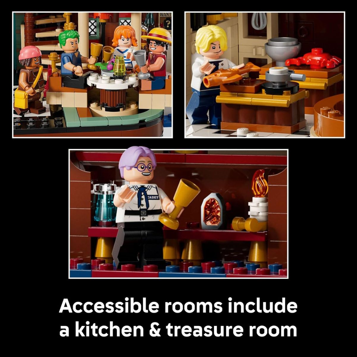 LEGO® ONE PIECE The Baratie Floating Restaurant Building Kit 75640, 3402 Pieces