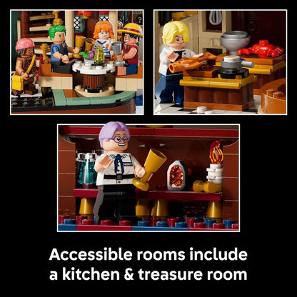 LEGO® ONE PIECE The Baratie Floating Restaurant Building Kit 75640, 3402 Pieces