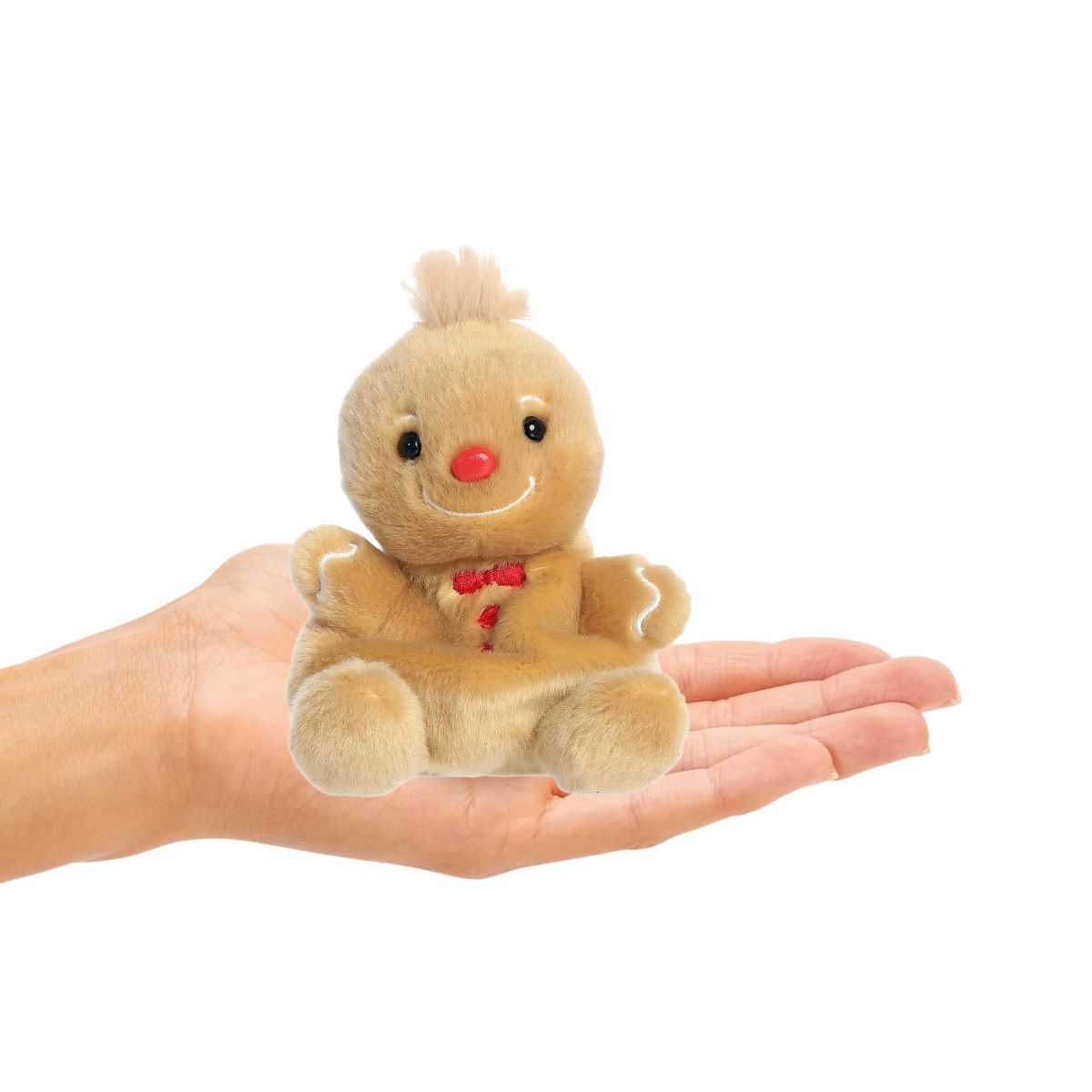 Aurora® Palm Pals™ Gino Gingerbread Man™ 5 Inch Stuffed Animal Toy #1-454 Seasonal