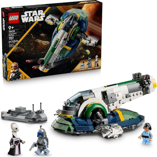 LEGO® Star Wars Attack of The Clones Jango Fett's Starship Building Kit 75433, 707 Pieces