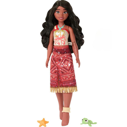 Disney Moana 2 Swimming Tautai Moana Color Changing Fashion Doll with 2 Accessories