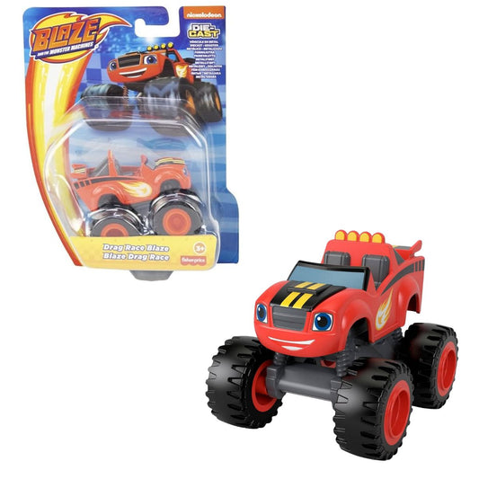 Fisher-Price Nickelodeon Blaze and the Monster Machines Diecast Vehicle, Drag Race Blaze