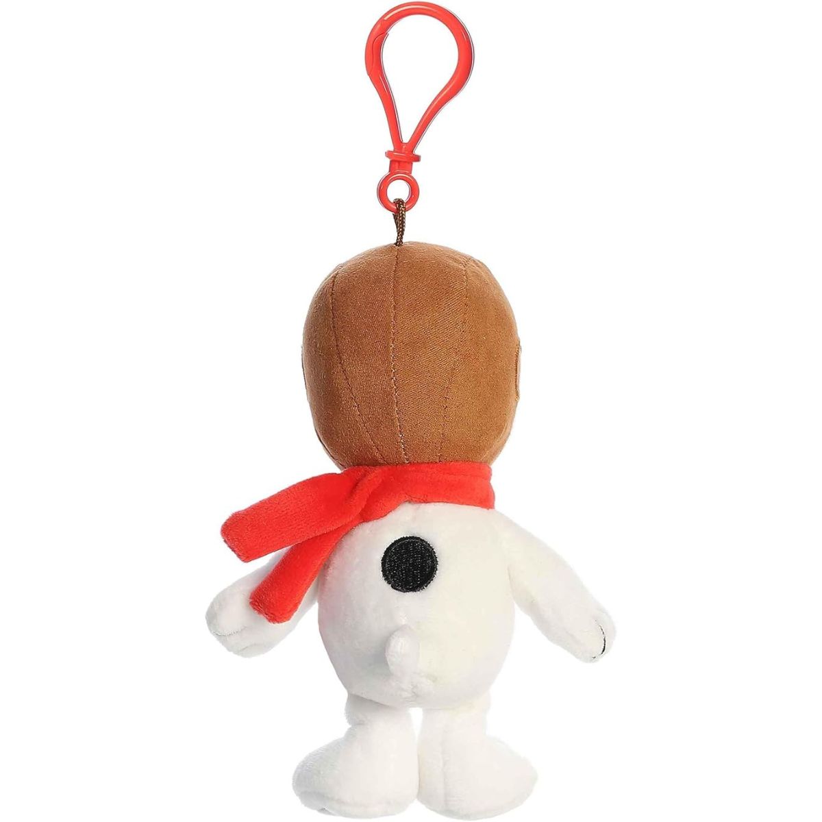 Aurora® Peanuts Flying Ace Snoopy 5 Inch Clip On Keychain Plush Stuffed Animal