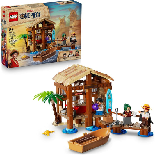 LEGO® ONE PIECE Windmill Village Hut Building Kit 75636, 299 Pieces