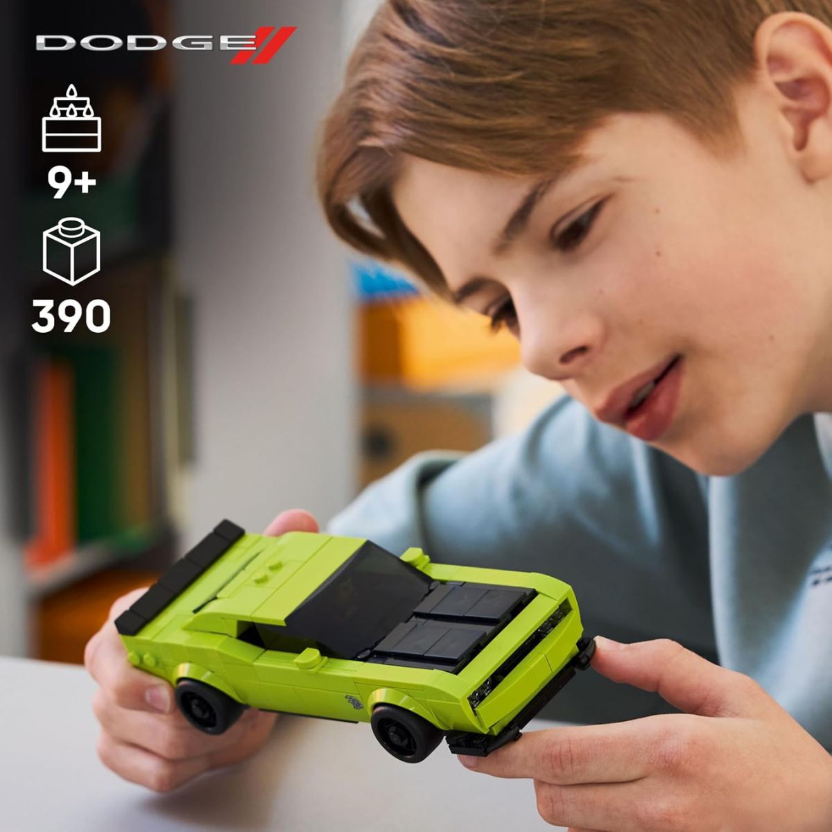 LEGO® Speed Champions Dodge Challenger SRT Hellcat Sports Car Building Kit 77237,  390 Pieces