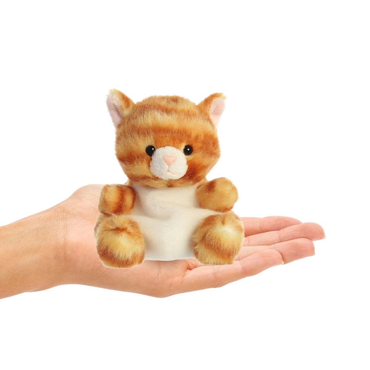 Aurora® Palm Pals™ Meow Orange Kitty™ 5 Inch Stuffed Animal Plush #1-003 Pet