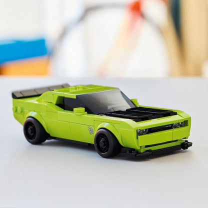 LEGO® Speed Champions Dodge Challenger SRT Hellcat Sports Car Building Kit 77237,  390 Pieces