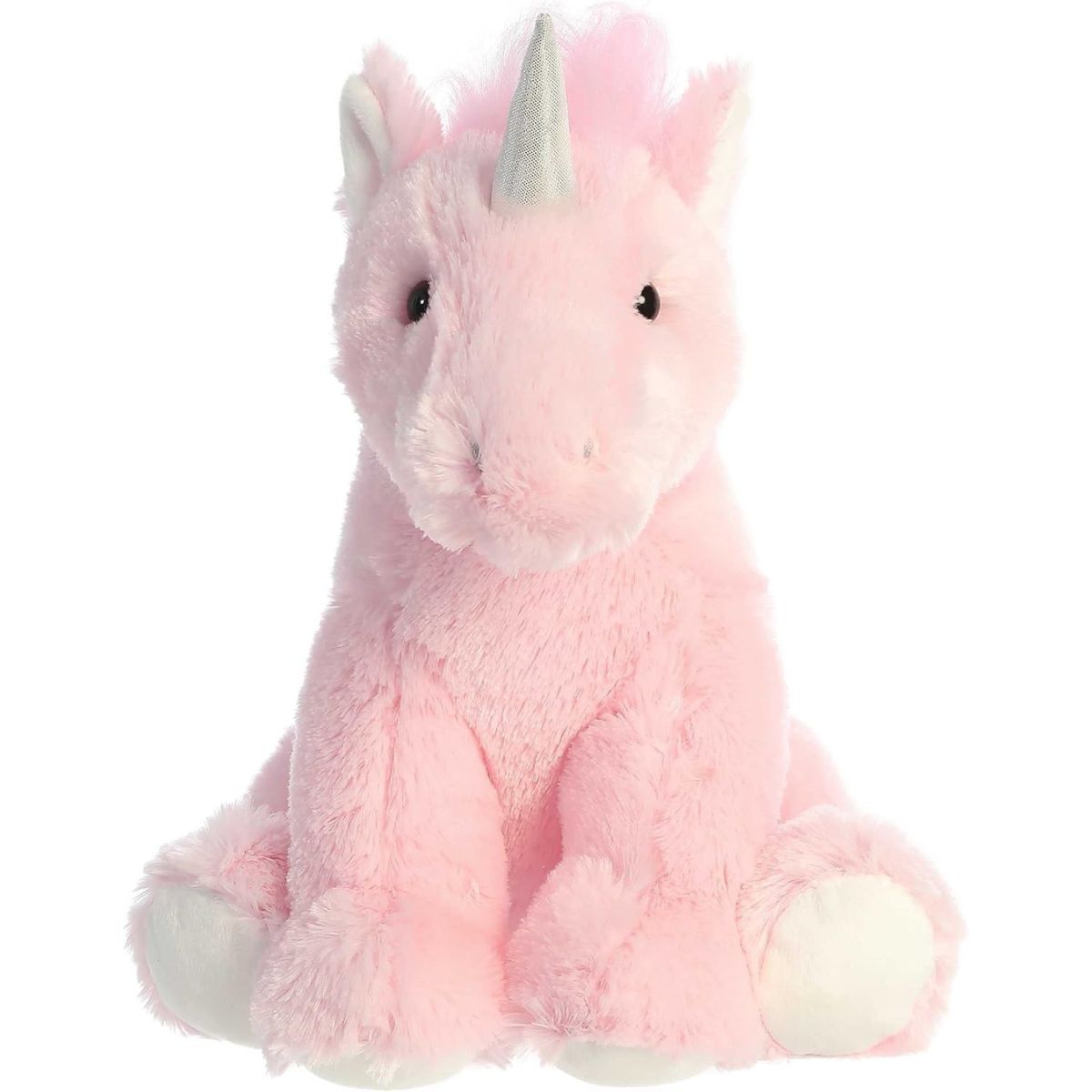 Aurora® Adorable 11.5" Inch Stuffed Animal Plush Toy, Pink Unicorn