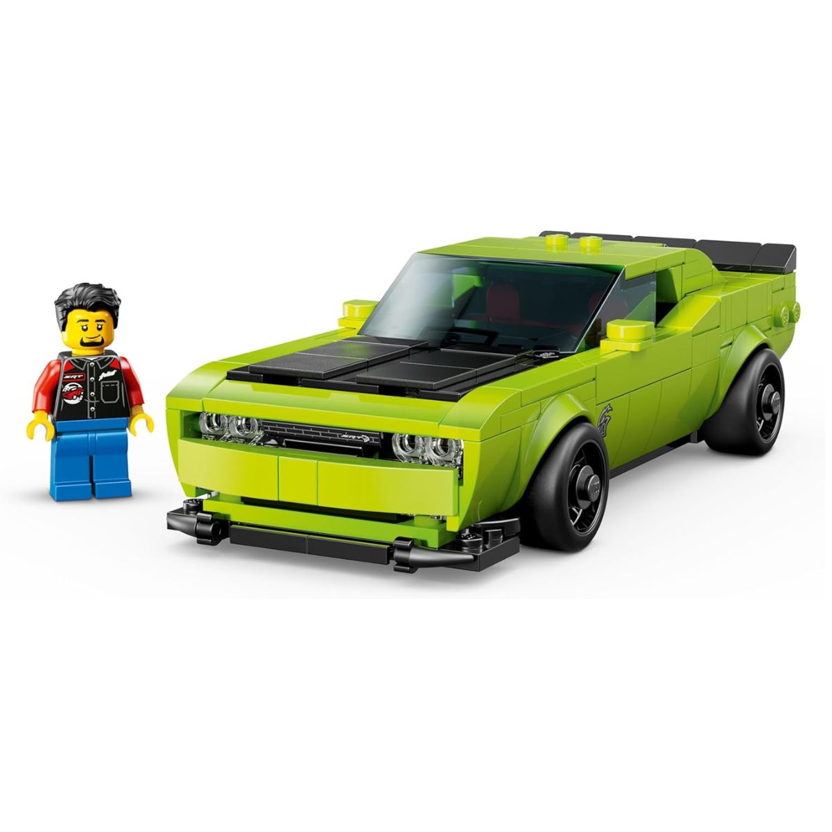 LEGO® Speed Champions Dodge Challenger SRT Hellcat Sports Car Building Kit 77237,  390 Pieces