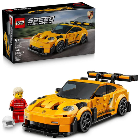 LEGO® Speed Champions Porsche 911 GT3 RS Super Car Building Kit 77239, 348 Pieces