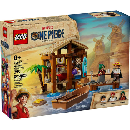 LEGO® ONE PIECE Windmill Village Hut Building Kit 75636, 299 Pieces