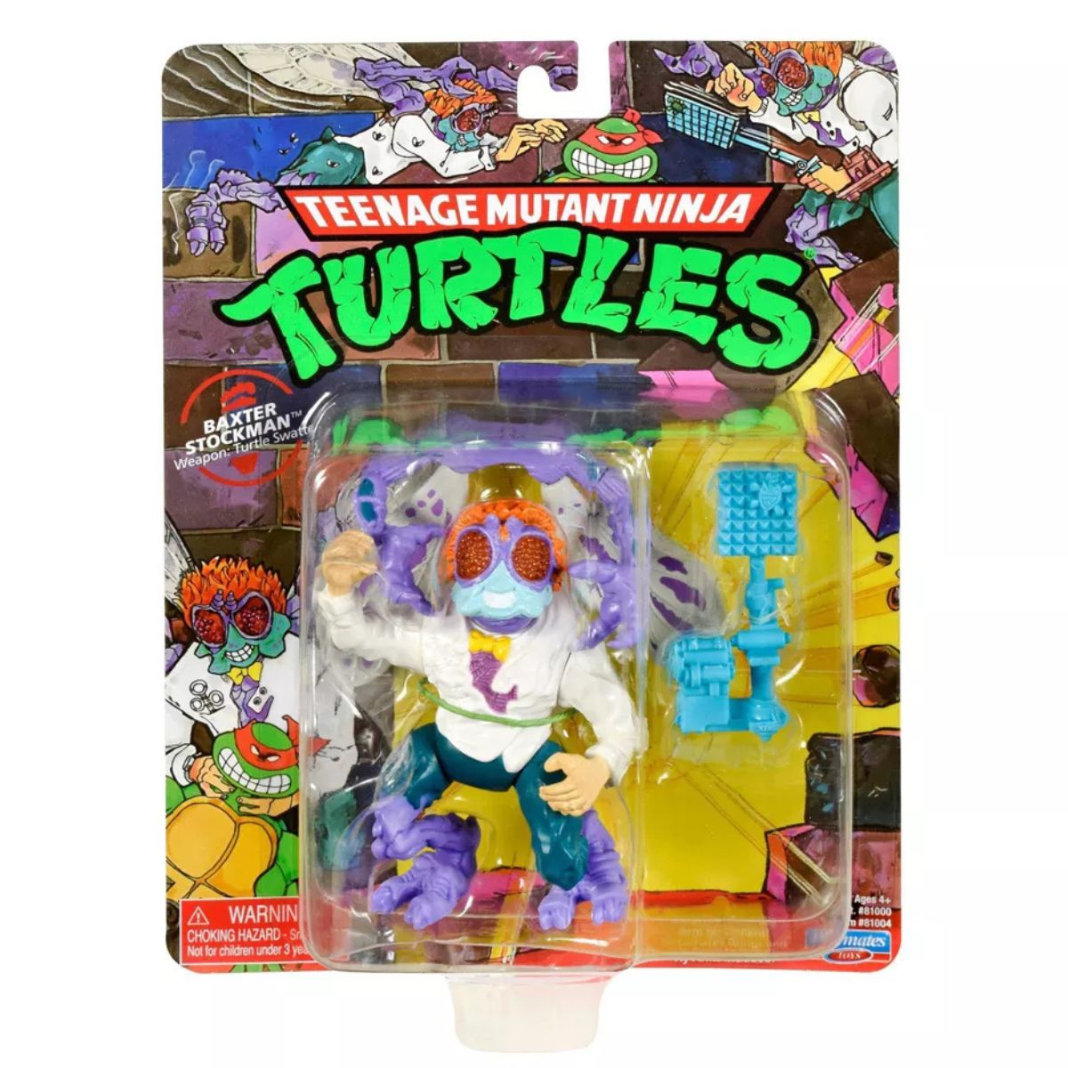Playmates Teenage Mutant Ninja Turtles: 4” Original Classic Baxter Stockman Basic Figure