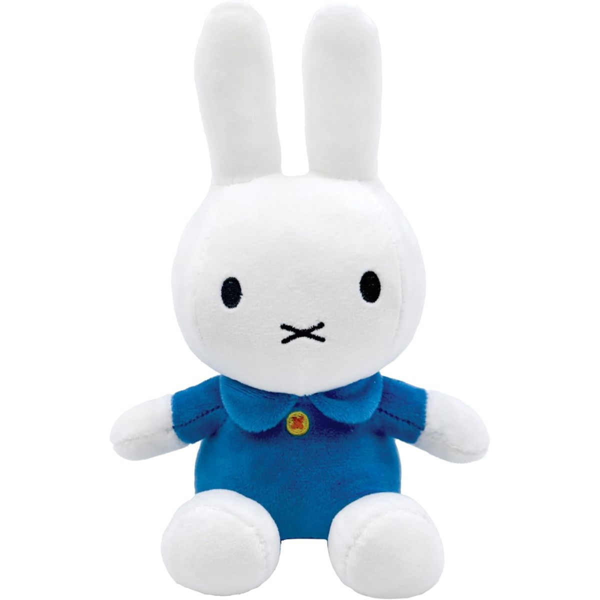 Color your World with Miffy Miffy with Blue Sewn-In Dress 8" Inch Collectible Stuffed Animal Plush Toy