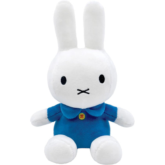 Color your World with Miffy Miffy with Blue Sewn-In Dress 8" Inch Collectible Stuffed Animal Plush Toy