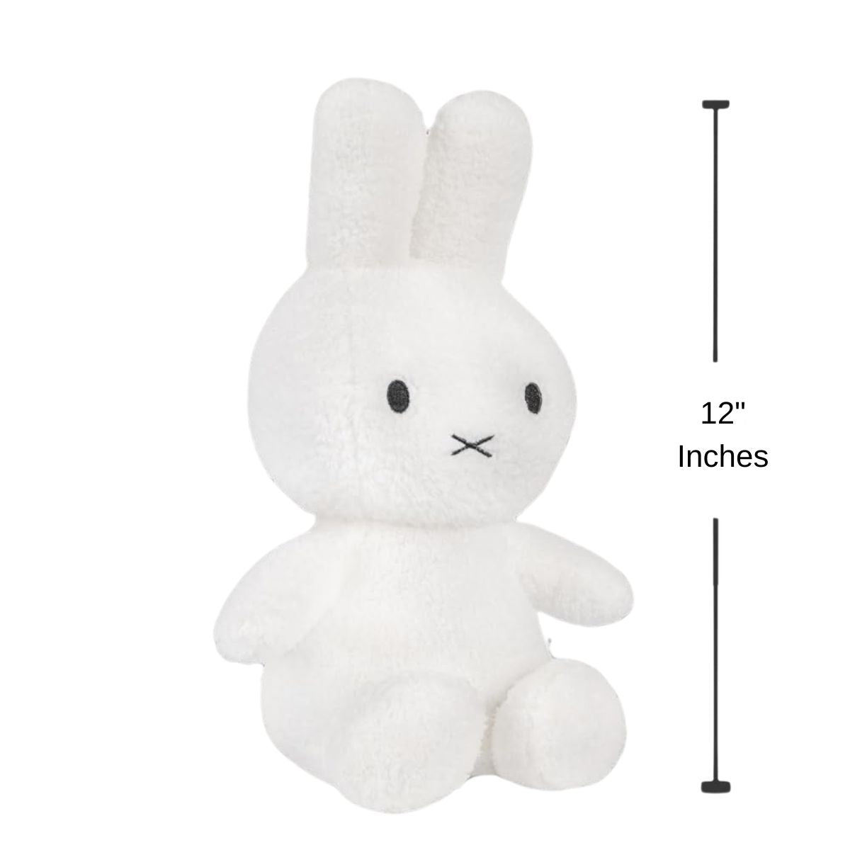 Color your World with Miffy Cuteeze Miffy White 12 Inch Collectible Stuffed Animal Plush Toy