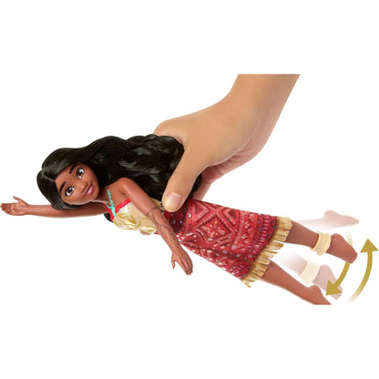 Disney Moana 2 Swimming Tautai Moana Color Changing Fashion Doll with 2 Accessories