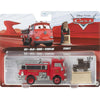 Disney Pixar Cars On the Road Red the Fire Engine & Stanley, 1:55 Scale Die-Cast Vehicles