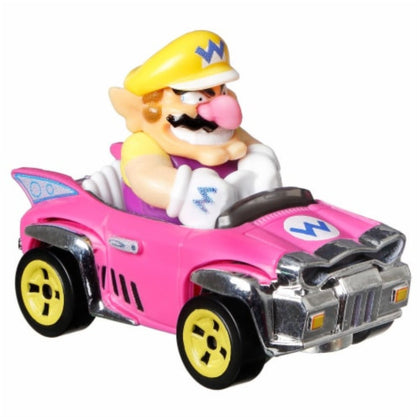 Hot Wheels Mario Kart 1:64 Die-Cast Wario Badwagon Vehicle