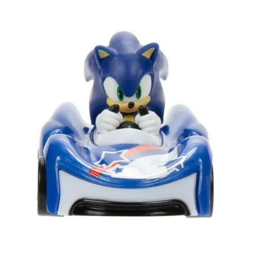 Sonic the Hedgehog 1:64 Die-Cast Vehicle 2.5" Inch, Sonic Speed Star (V2)