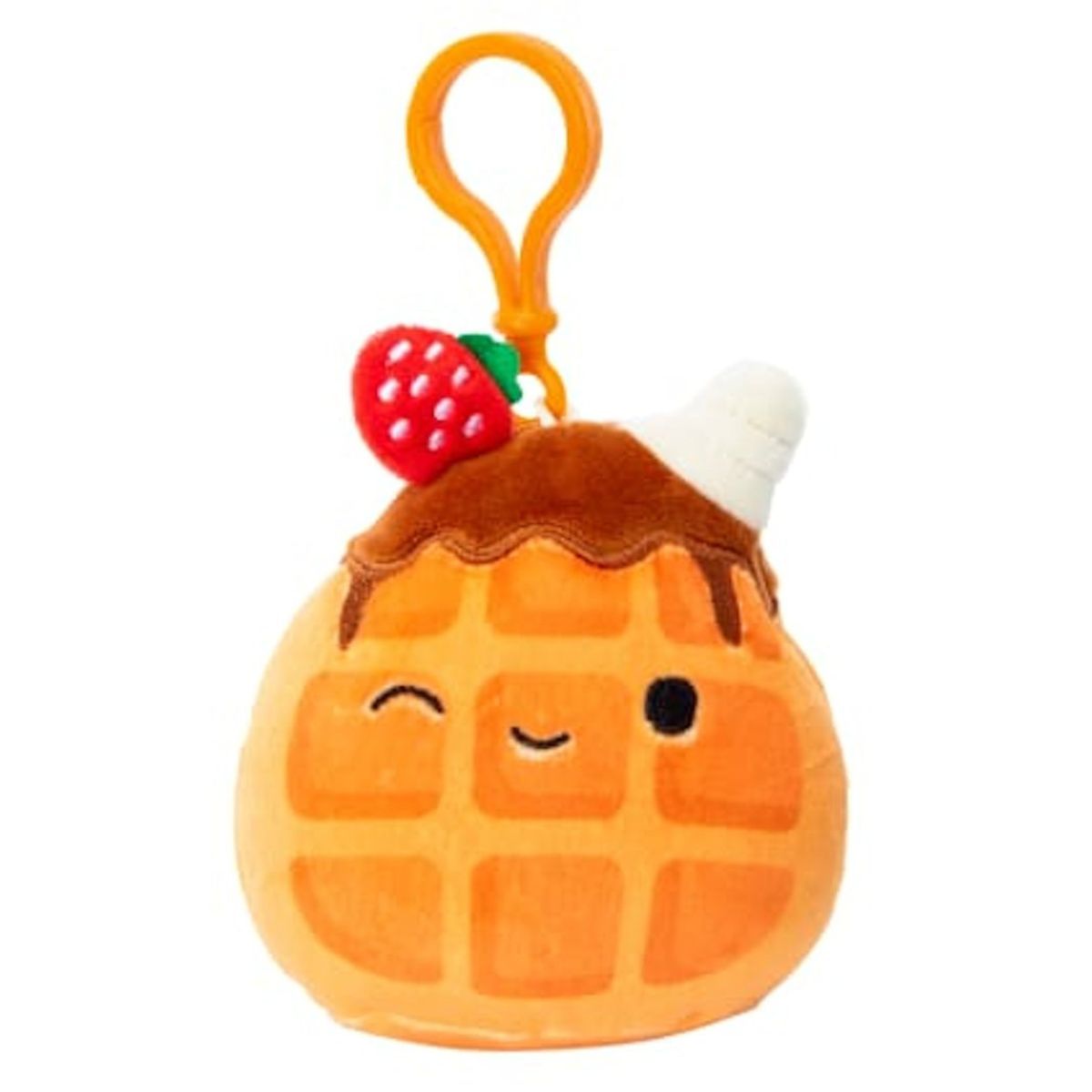 Squishmallows 3.5" Inch Clip-On Weaver The Waffle Plush Toy S3-#2240