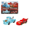 Disney Pixar Cars On the Road Drift Party Mater & Dragon Lightning McQueen, 1:55 Scale Die-Cast Vehicles