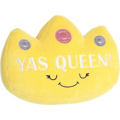 Aurora® JUST SAYIN'™Yas Queen!™ Crown 7 Inch Stuffed Animal Plush Toys