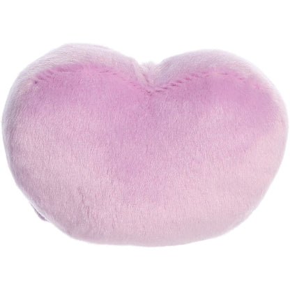 Rear thumbnail view of the Aurora candy heart stuffed toy displaying its smooth, solid lavender plush back.