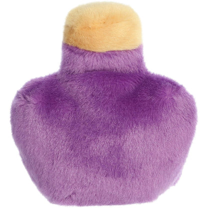 Rear thumbnail view of the Aurora potion stuffed toy displaying its smooth, solid purple plush back and tan top.