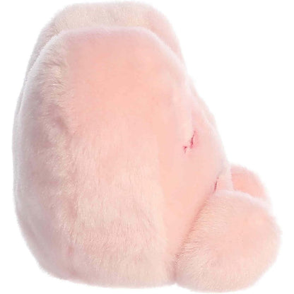 Side profile view of the Palm Pals Love You Candy Heart plush highlighting its plump, rounded shape and little plush feet.