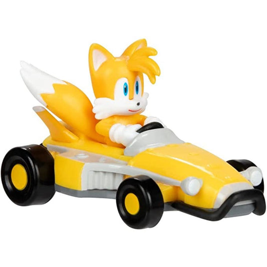 Sonic the Hedgehog 1:64 Die-Cast Vehicle 2.5" Inch, Tails Whirlwind Sport
