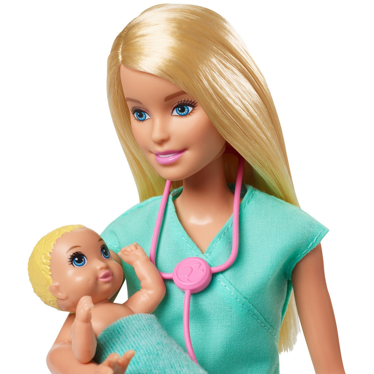 Barbie You Can Be Anything, Blonde Barbie Baby Doctor Playset
