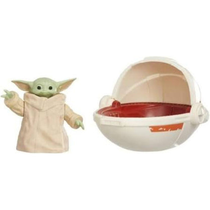 Star Wars Deluxe Olympus 2.5" Inch Grogu Action Figure with Pram Hover Pod