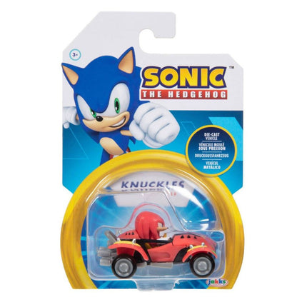 Sonic the Hedgehog 1:64 Die-Cast Vehicle 2.5" Inch, Knuckles Land Breaker
