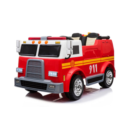 Freddo Toys 24V Fire Truck 2-Seater Ride On