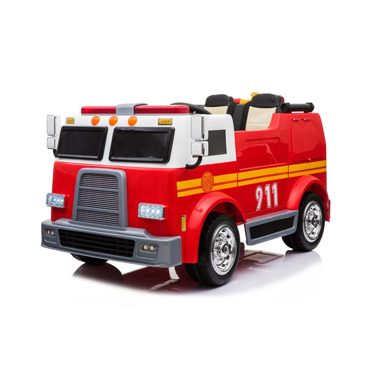 Freddo Toys 24V Fire Truck 2-Seater Ride On