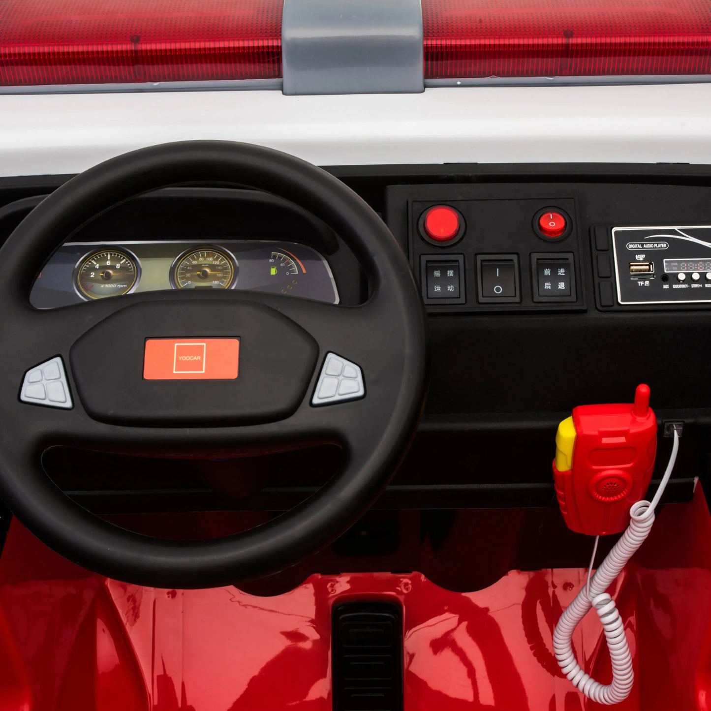 Freddo Toys 24V Fire Truck 2-Seater Ride On