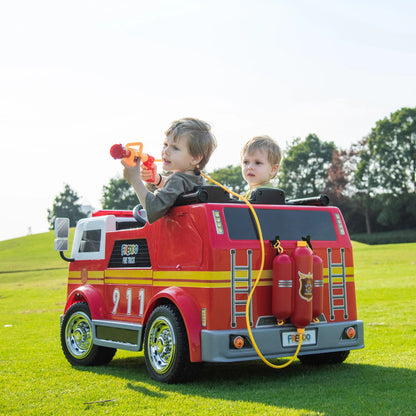 Freddo Toys 24V Fire Truck 2-Seater Ride On
