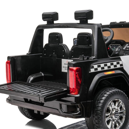 Freddo Toys 24V GMC Sierra Denali 2 Seater Police Ride-On Truck