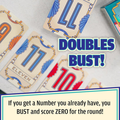 Flip 7™ Press Your Luck Card Game, by USAopoly Ages 8+
