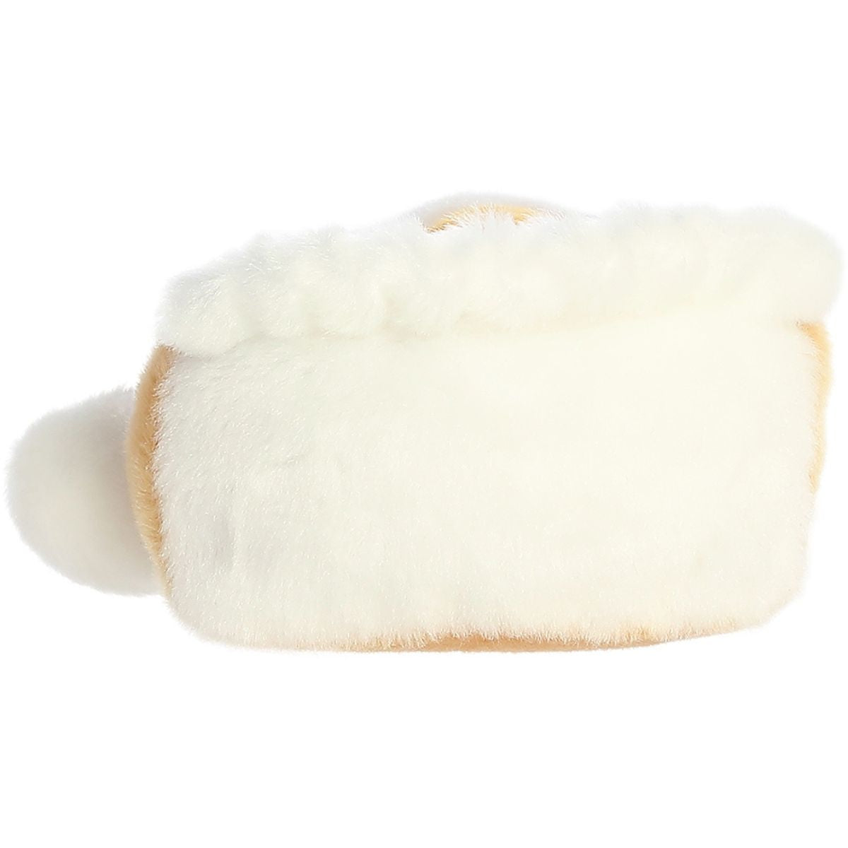 Rear view thumbnail of the Aurora carrot cake stuffed toy displaying its plush white frosted back crust.