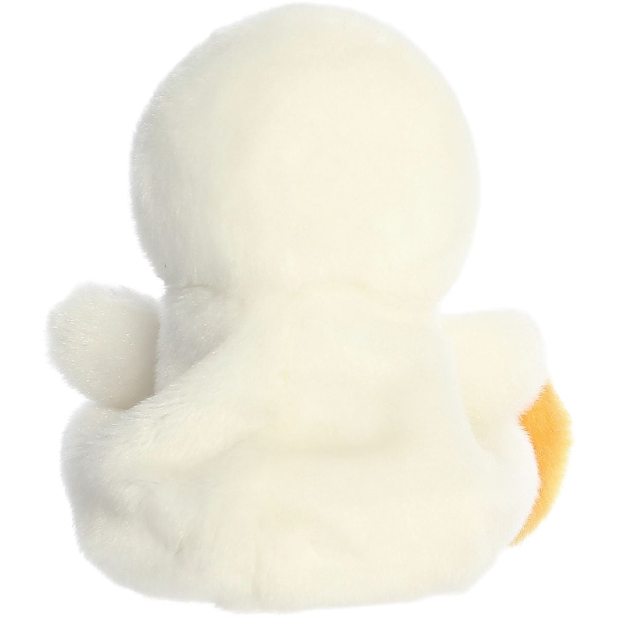 Rear thumbnail view of the Aurora goose stuffed toy displaying its smooth, solid cream-white plush back.