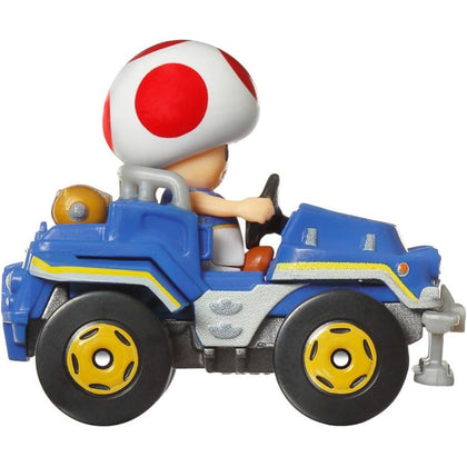 Hot Wheels Mario Kart 1:64 Scale Toad Kart Die-Cast Vehicle