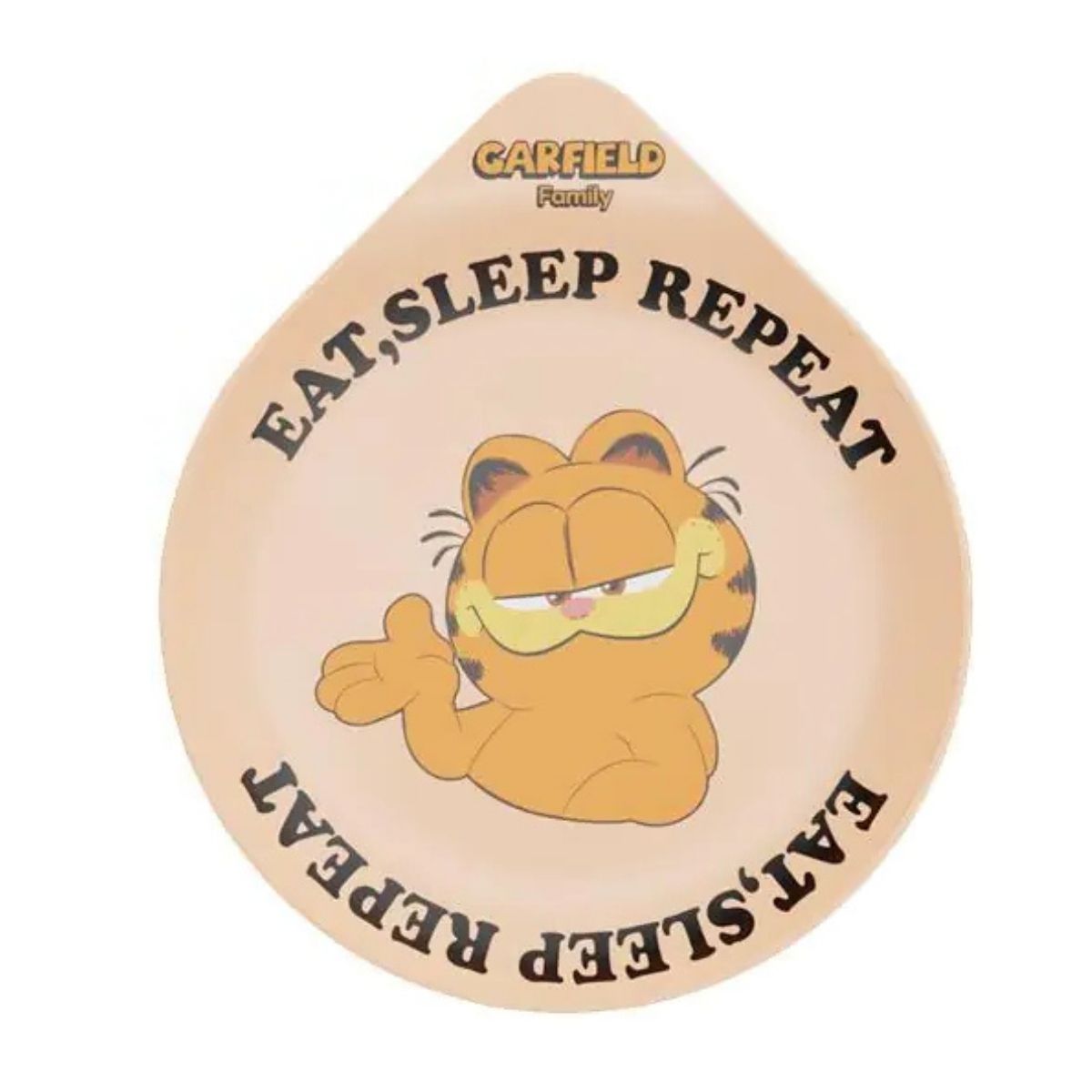 Close-up detail of the taco dish in the Pantasy Garfield Movie block set.