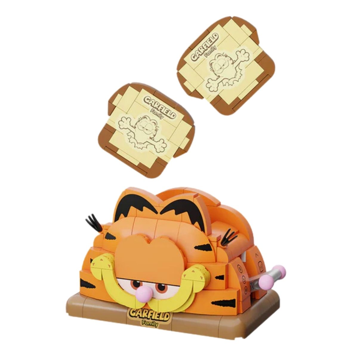 Pantasy The Garfield Movie Toaster Machine 282-piece building block set.