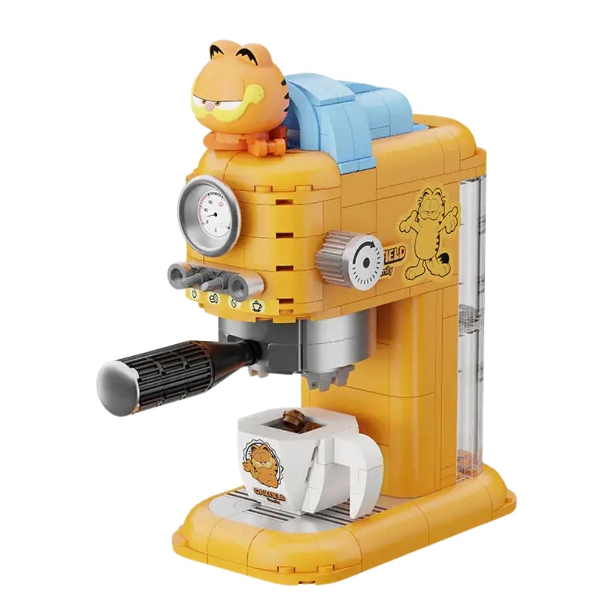Pantasy The Garfield Movie Coffee Maker 301-piece building block set.