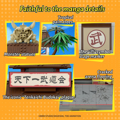 Pantasy Dragon Ball Tenkaichi Budokai Building Block Set – World Martial Arts Tournament 776 Pieces